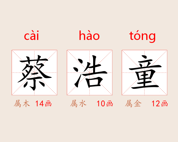 蔡浩童