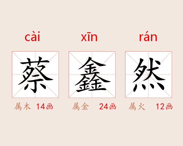 蔡鑫然