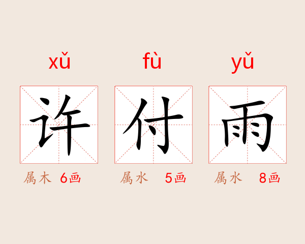 许付雨