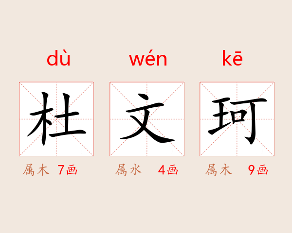 杜文珂