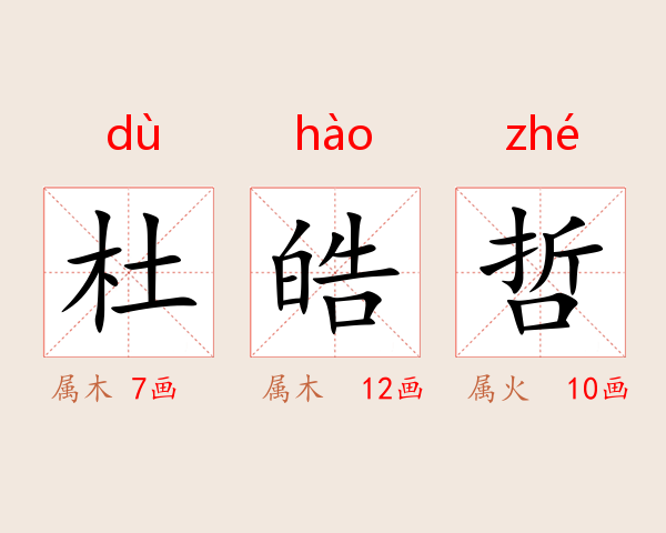 杜皓哲