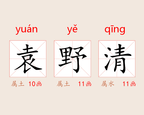 袁野清