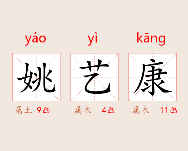 姚艺康