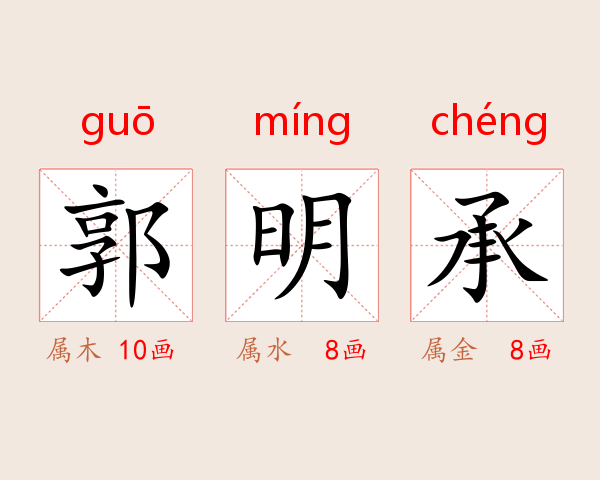 郭明承