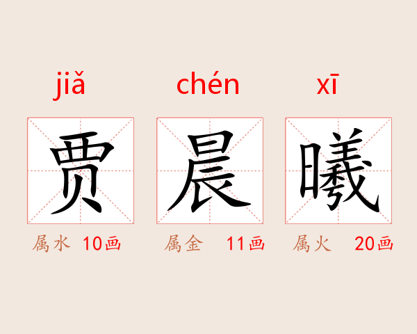 贾晨曦