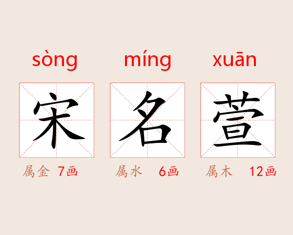 宋名萱