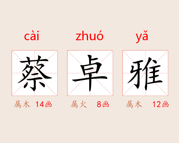 蔡卓雅