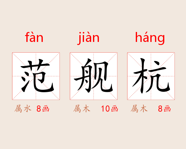 范舰杭