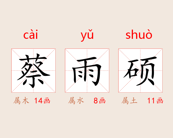 蔡雨硕