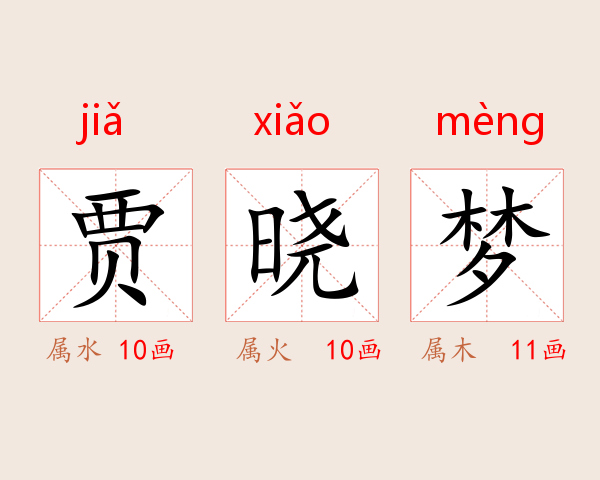 贾晓梦