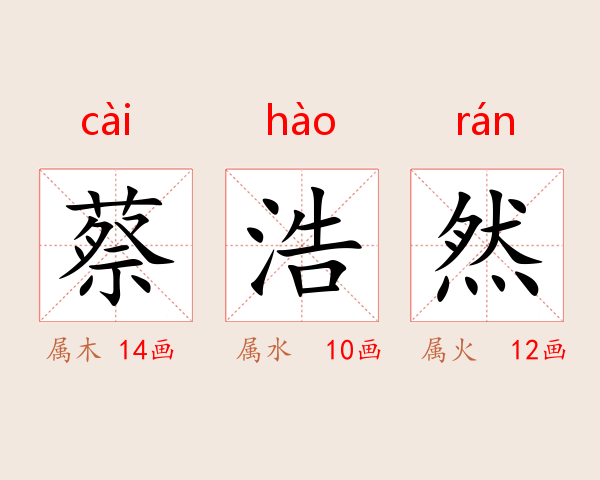 蔡浩然