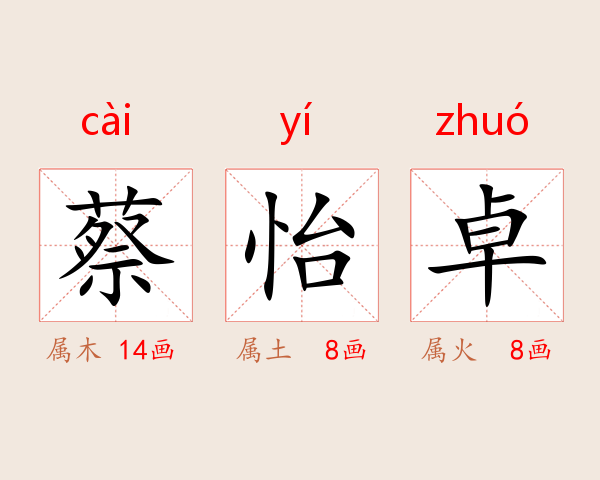 蔡怡卓