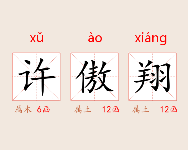 许傲翔