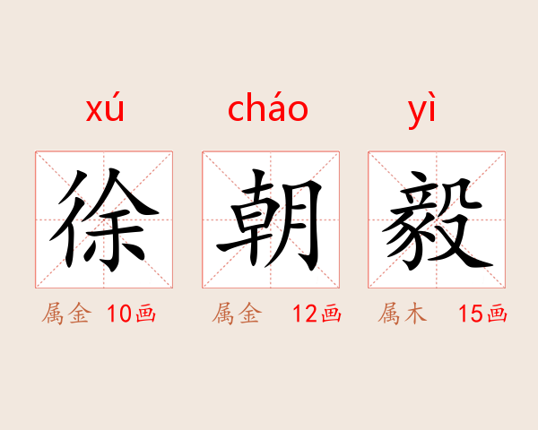 徐朝毅