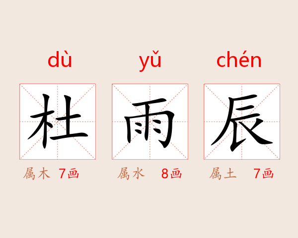 杜雨辰