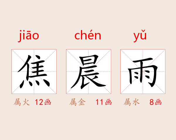 焦晨雨
