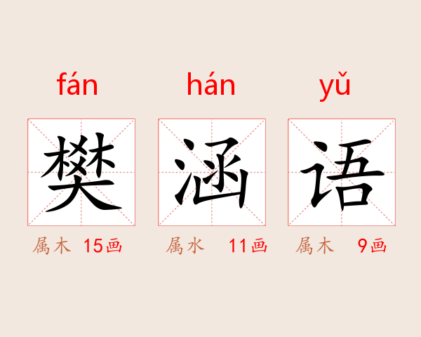 樊涵语
