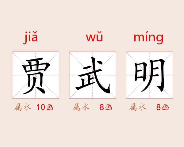 贾武明