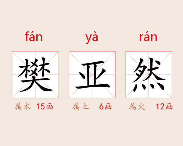 樊亚然