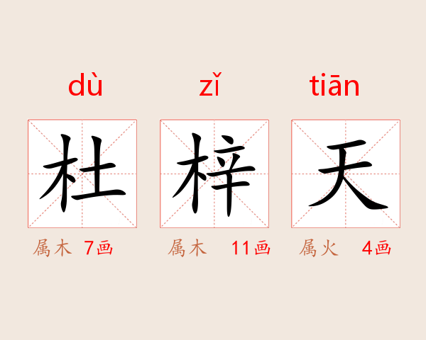 杜梓天