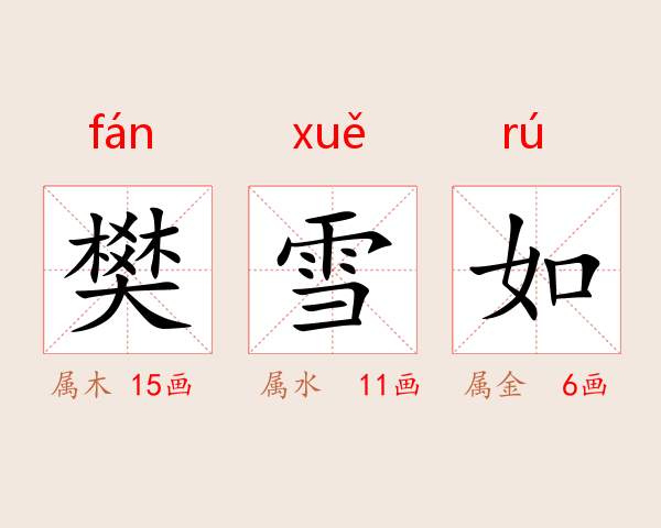 樊雪如