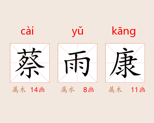 蔡雨康