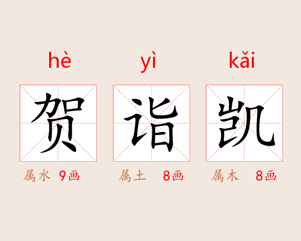 贺诣凯