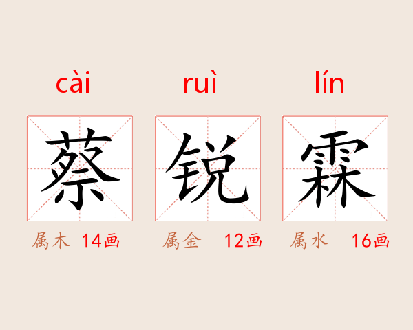 蔡锐霖