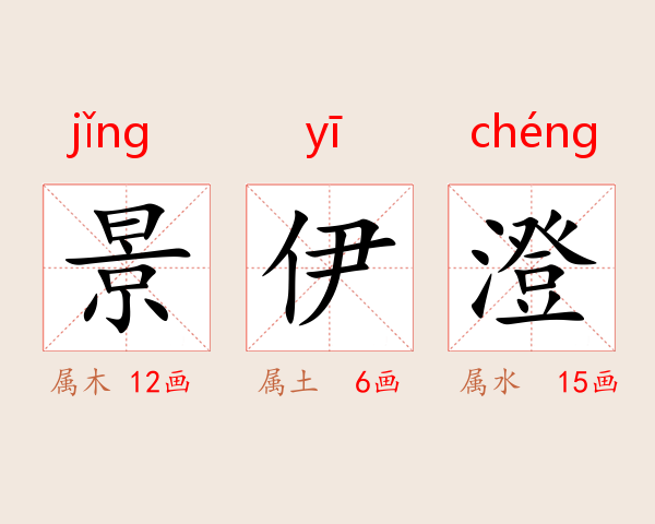 景伊澄