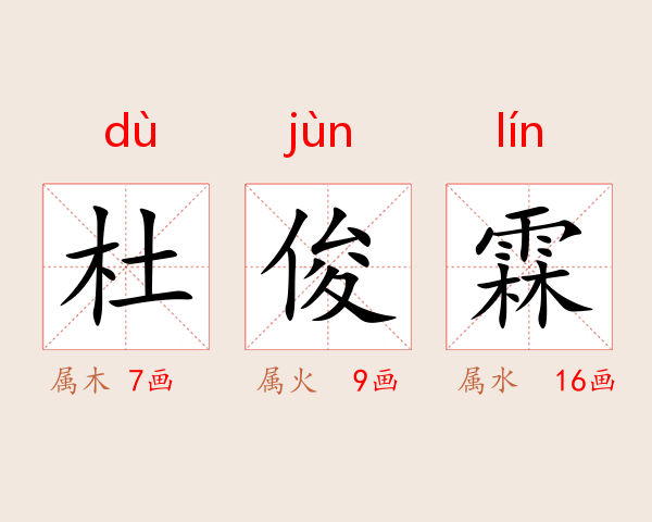 杜俊霖