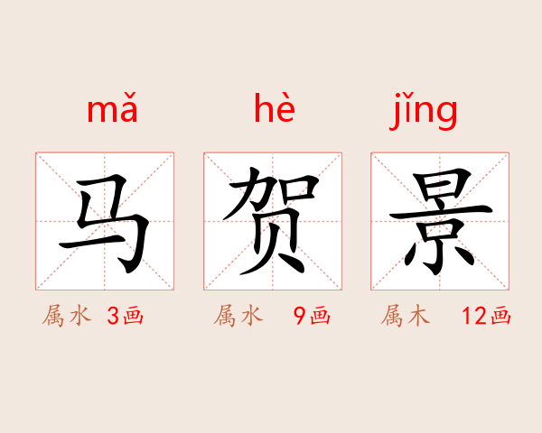 马贺景
