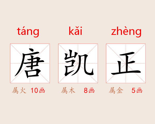 唐凯正