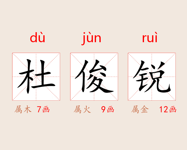 杜俊锐