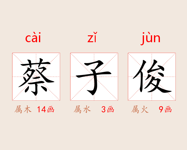 蔡子俊