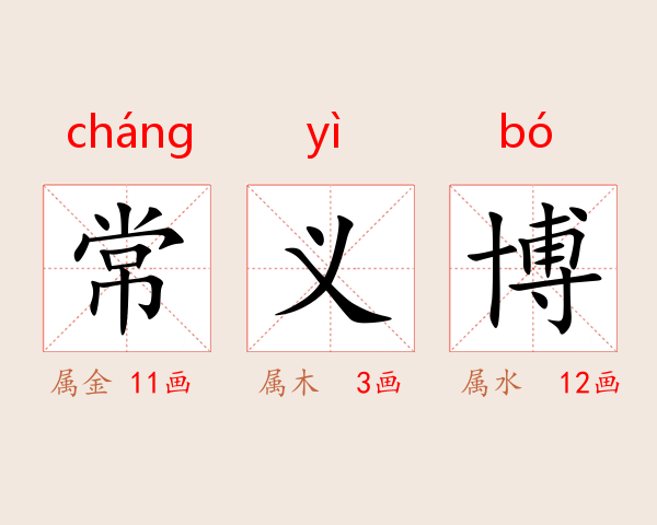 常义博