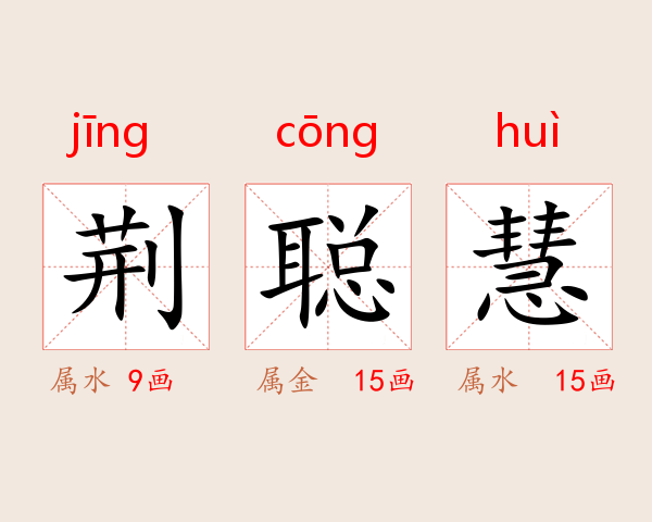荆聪慧