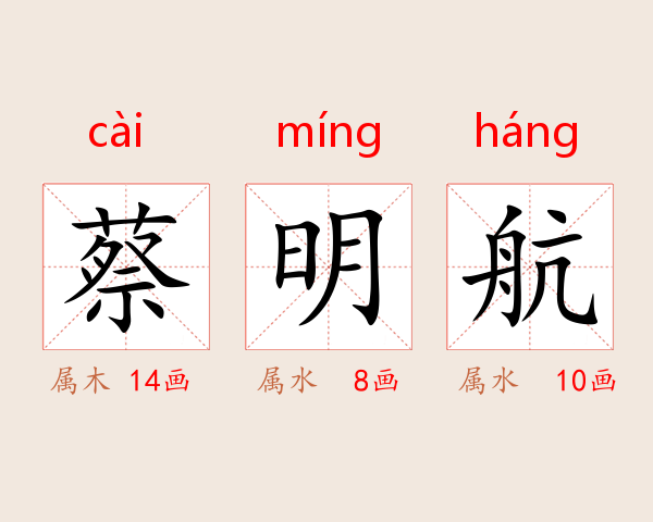 蔡明航