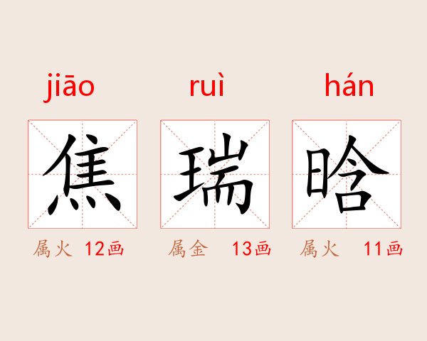 焦瑞晗