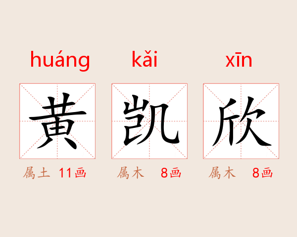 黄凯欣
