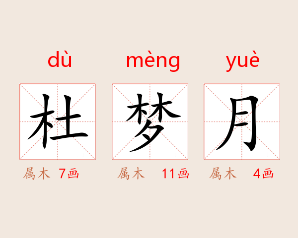 杜梦月
