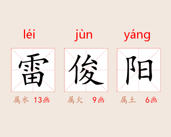 雷俊阳