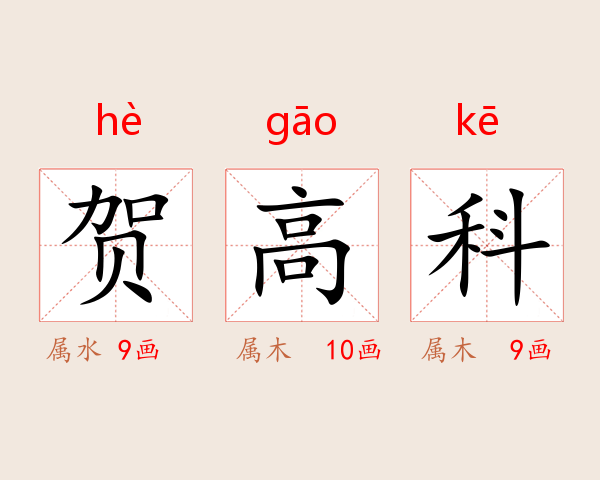 贺高科