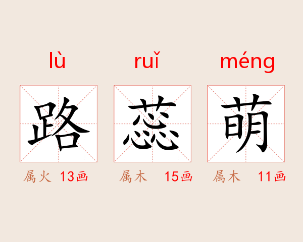 路蕊萌