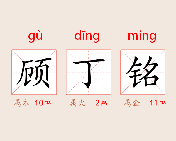 顾丁铭