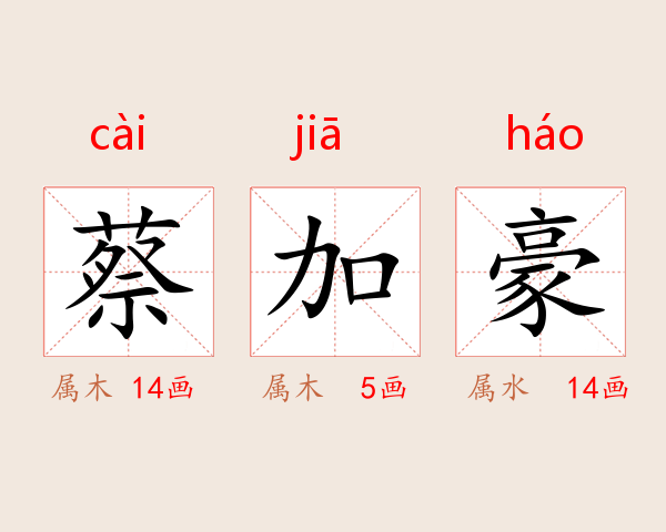 蔡加豪