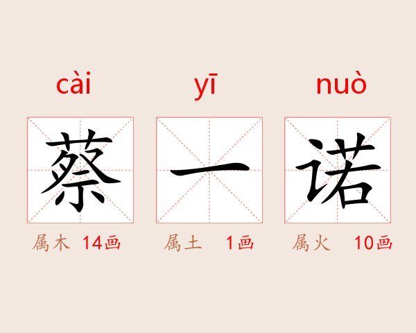 蔡一诺