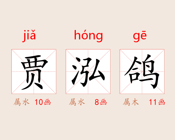 贾泓鸽