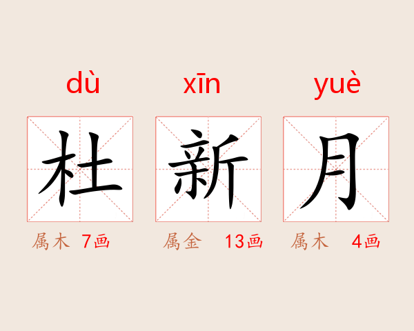 杜新月