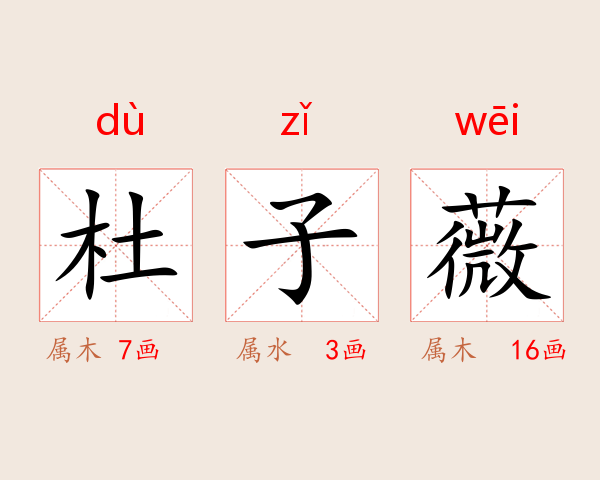 杜子薇