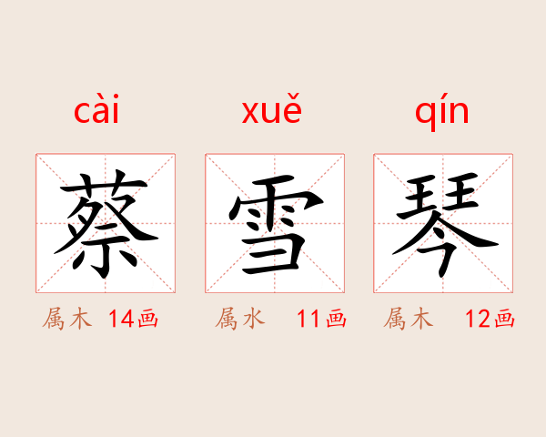 蔡雪琴